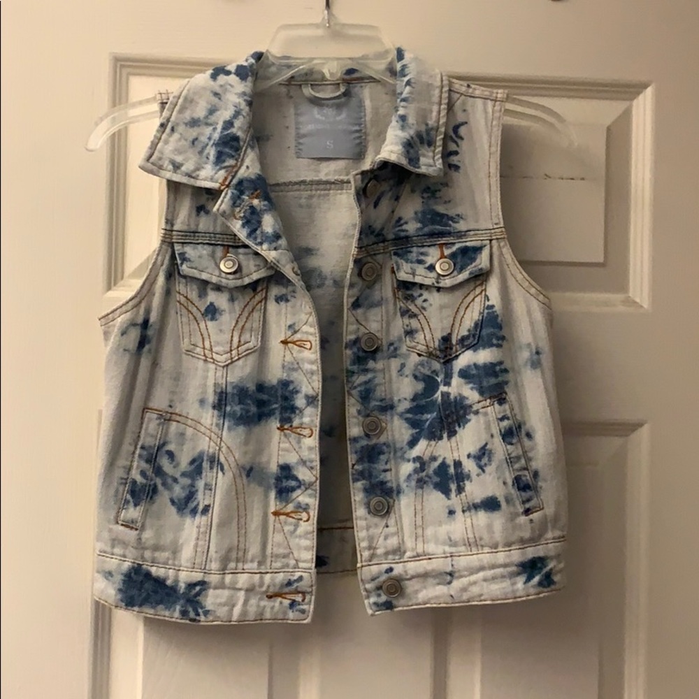 Faded jean jacket